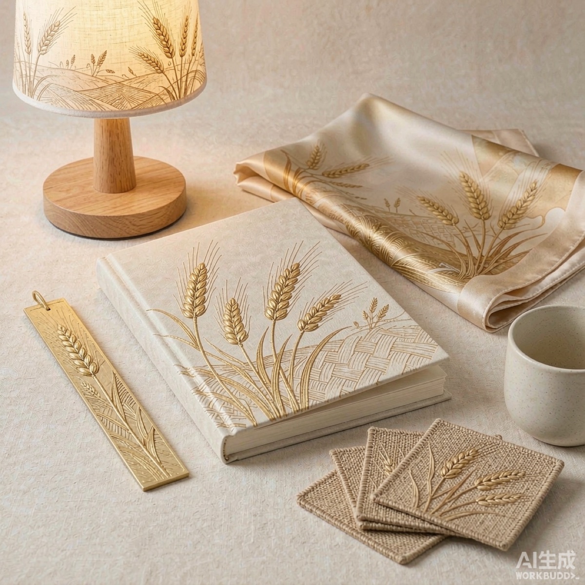麦草画纹样文创产品